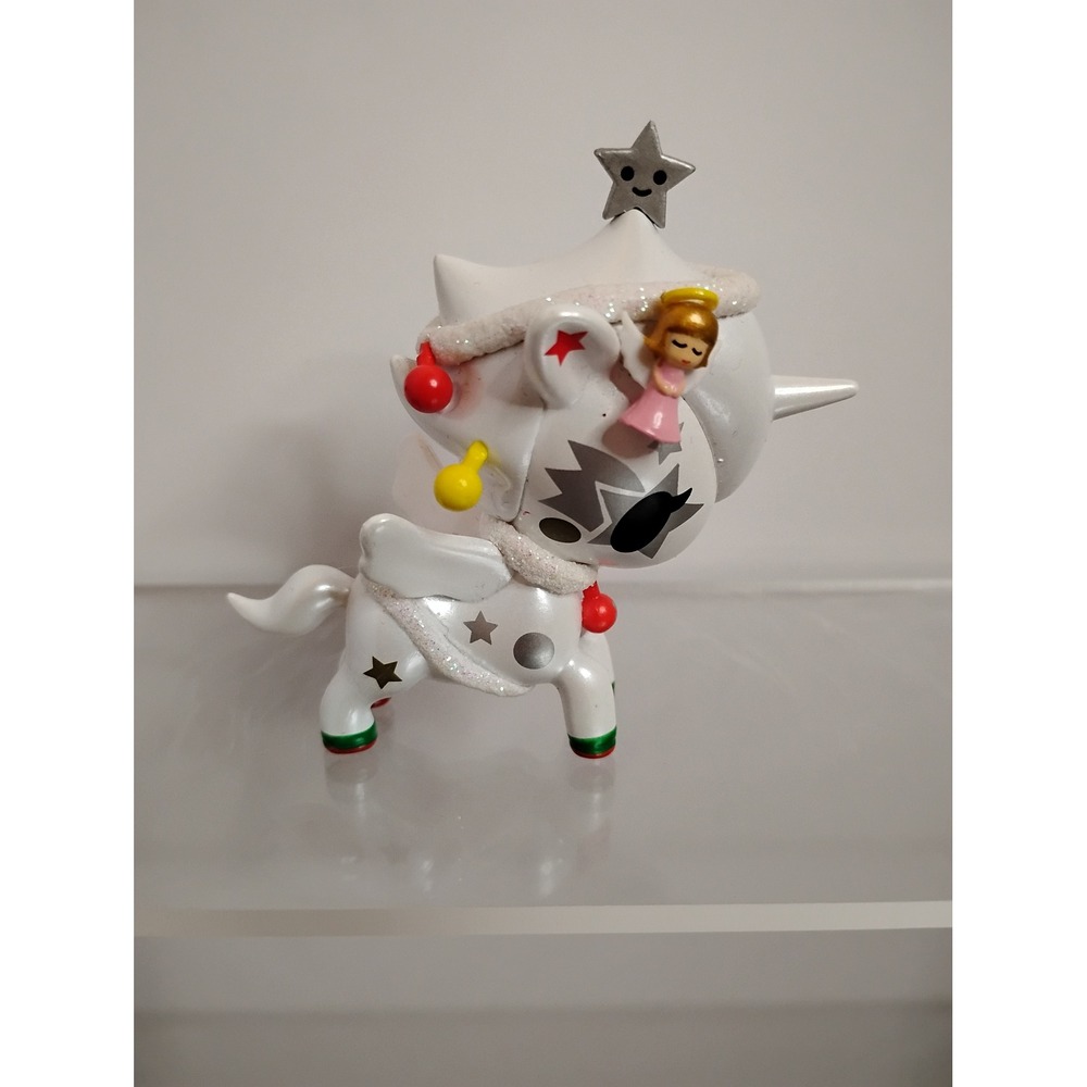 Tokidoki Unicorno Holiday Series 1 Angelic Vinyl Figure White Christmas Star 3in